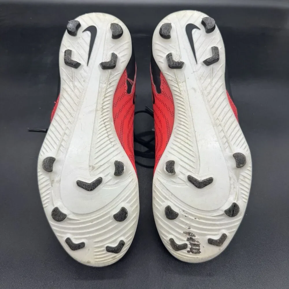 Nike Youth Phantom GX FG Academy Soccer Cleats Size 3.5Y Black Red DD9563-600 - Picture 6 of 7